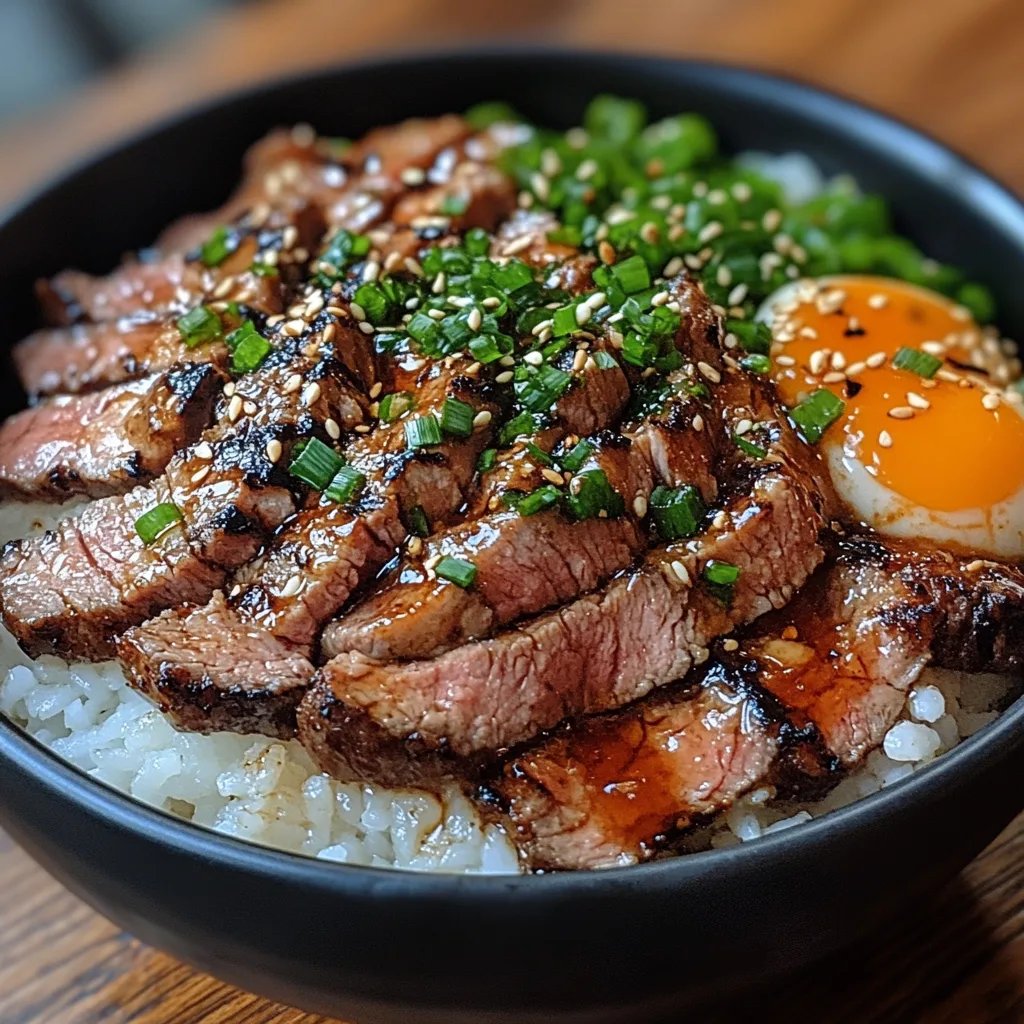 Koreanische BBQ-Steak-Reisschalen: Unglaublich Ultimatives Rezept für 4 Personen