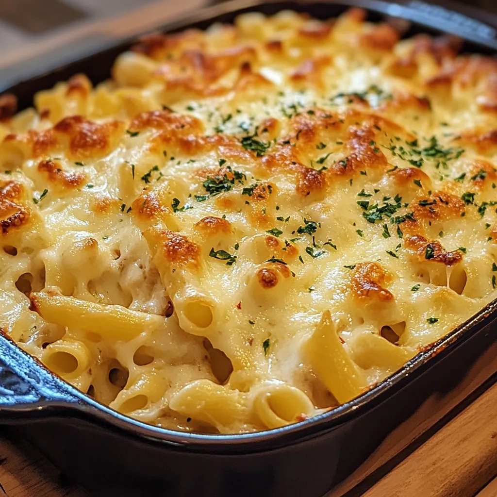 Hähnchen-Nudel-Auflauf mit Käse