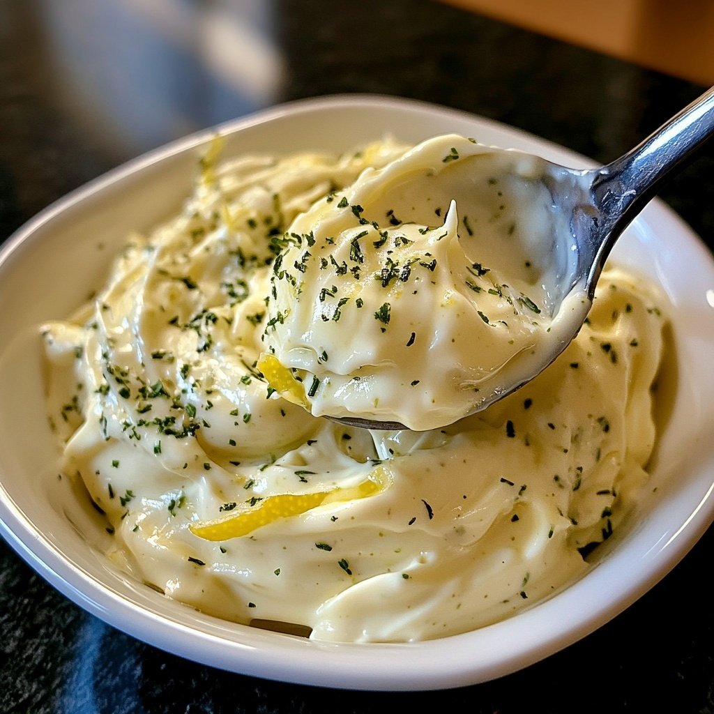 Kräuter Zitronenschale Hausgemachte Mayonnaise