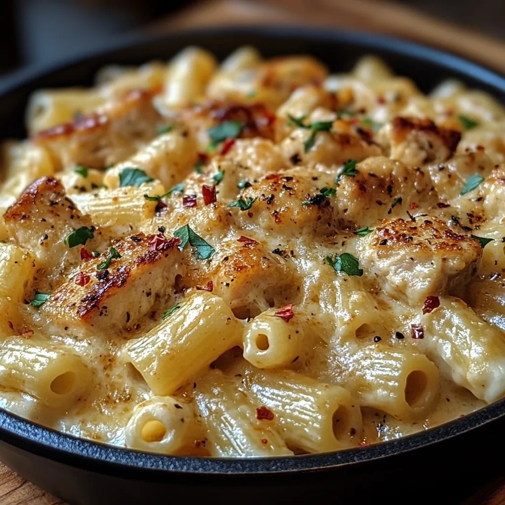 Einfache Parmesan-Hähnchen-Pasta: Ein Unglaubliches Ultimatives Rezept für 4 Personen