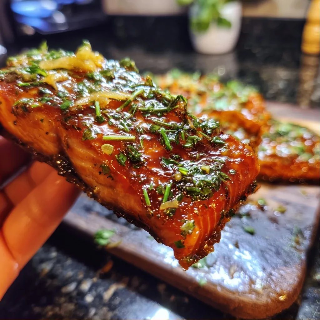 Honig Knoblauch Lachs