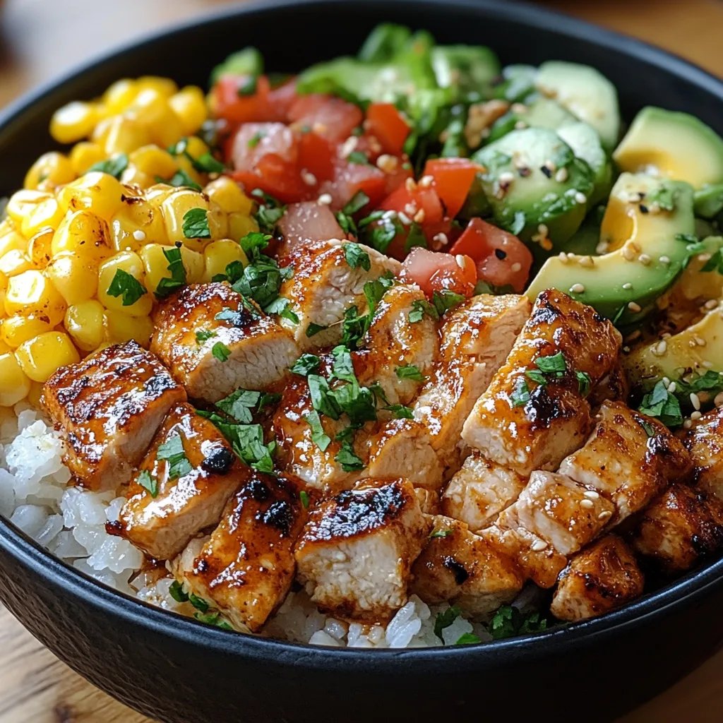 Street Corn Chicken Rice Bowl: Ein Unglaubliches Ultimatives Rezept für 4 Personen