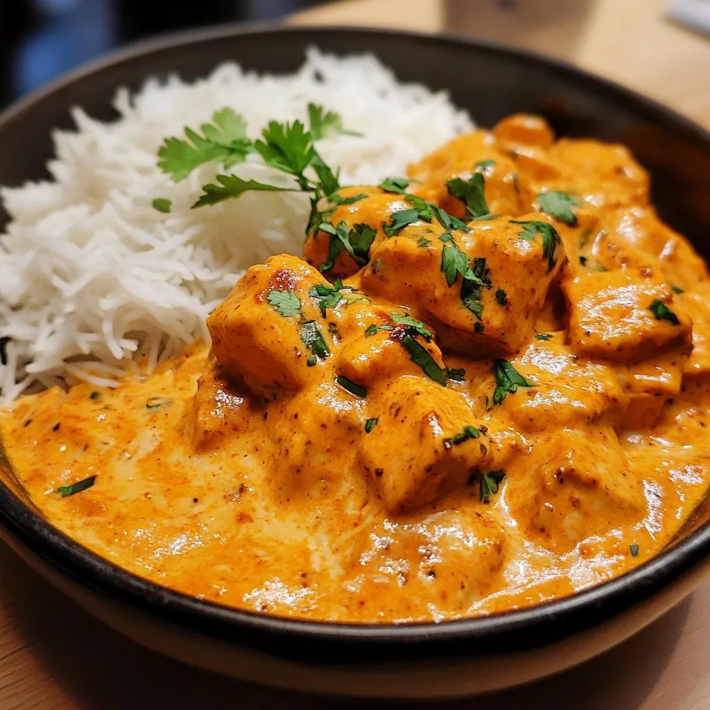 Hausgemachtes Butter Chicken
