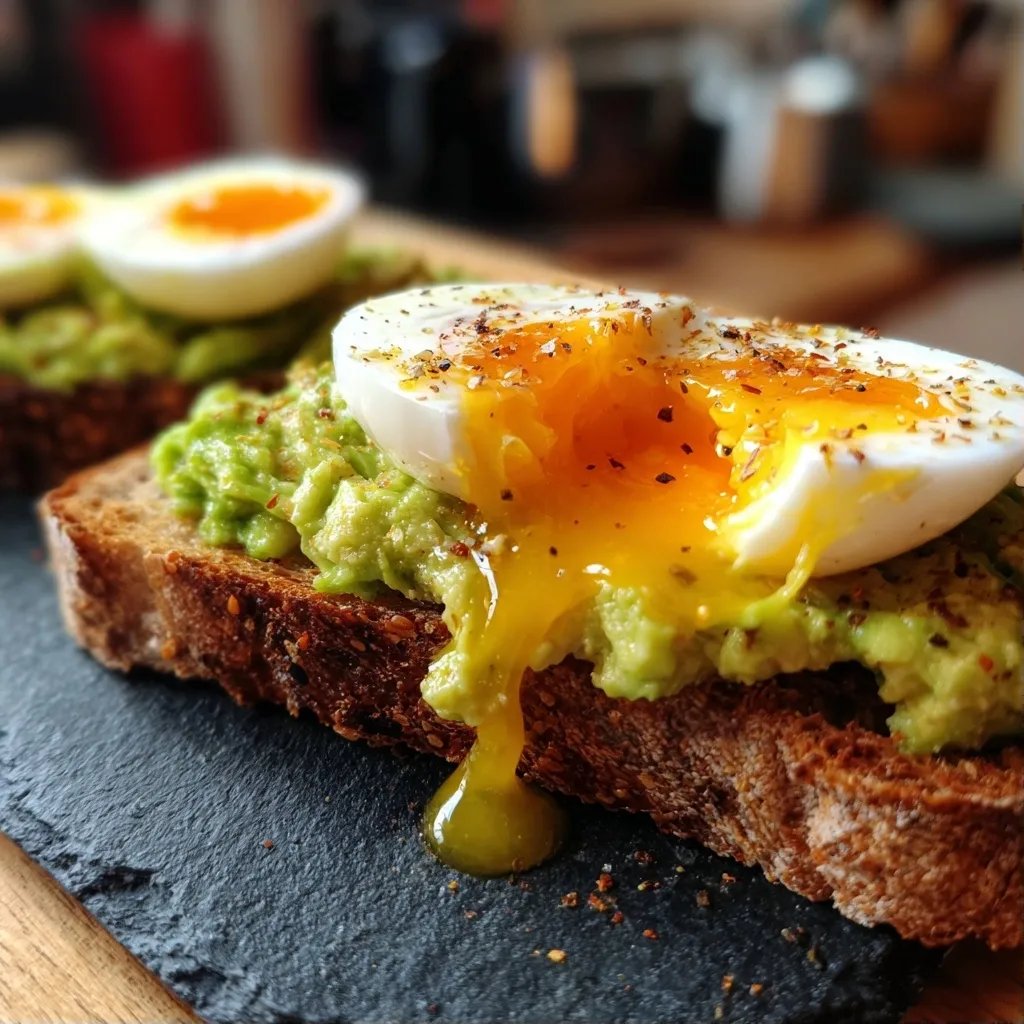 Avocado Brot Ei