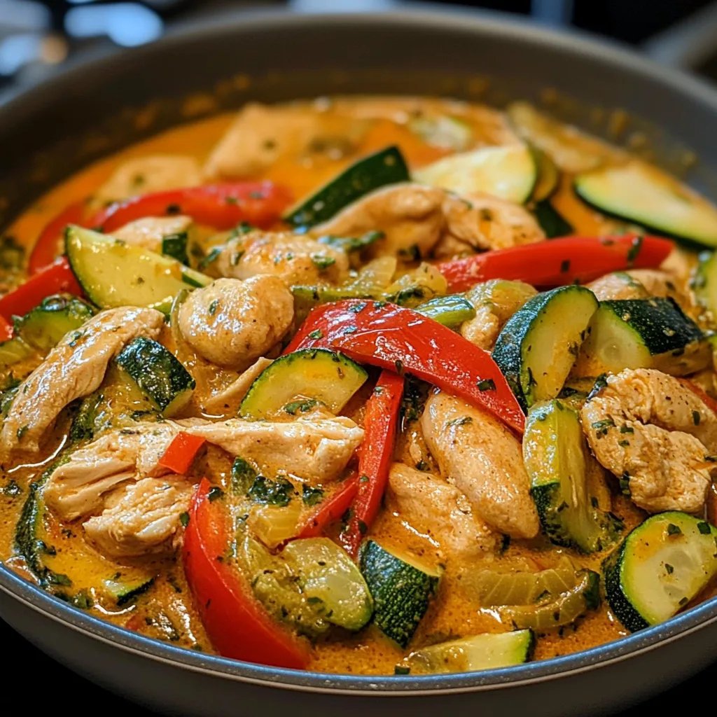 Cremiges Paprika-Zucchini-Hähnchen: A Wonderful Ultimate Recipe