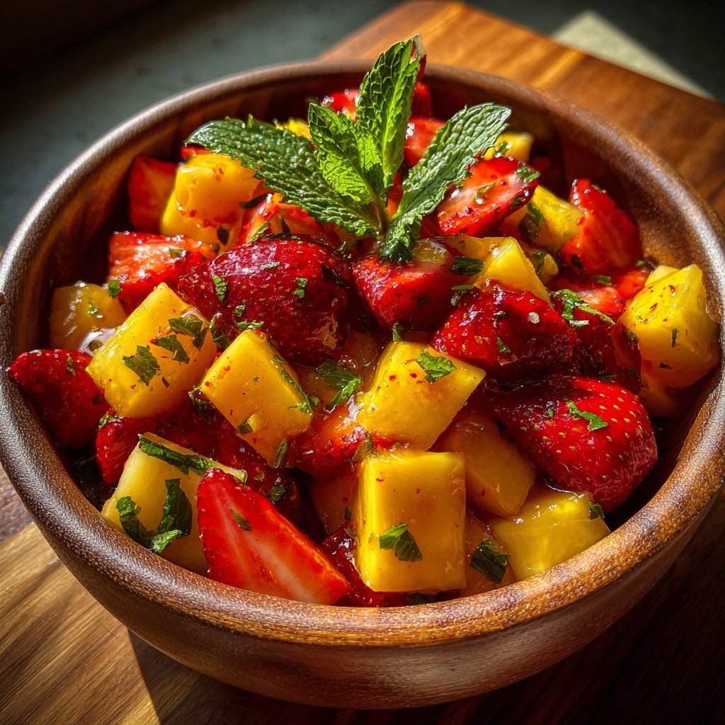 Mango Strawberry Summer Salad