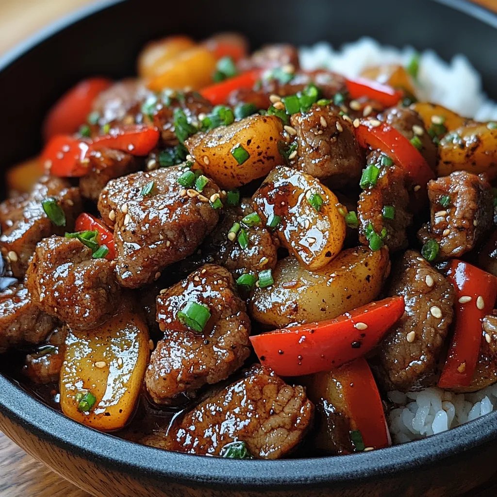 Rindfleisch mit schwarzem Pfeffer: Ein Unglaubliches Ultimatives Rezept für 5 Personen