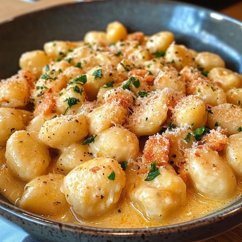Cremige Gnocchi-Pfanne mit Hähnchen