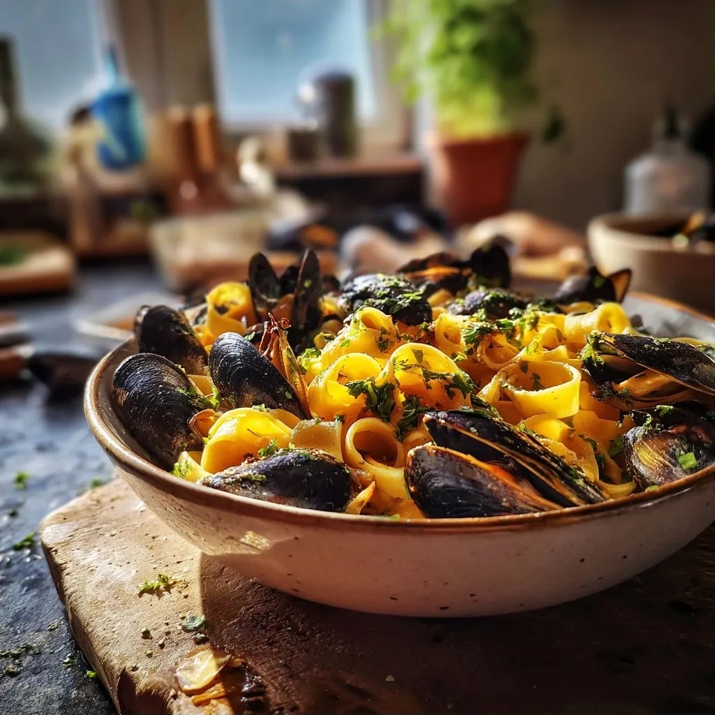 Pasta Mit Muscheln