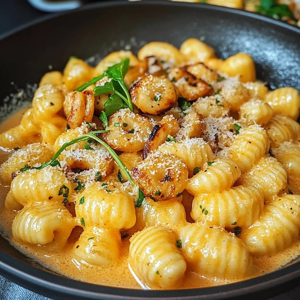Gnocchi mit Pilz Rahm Soße