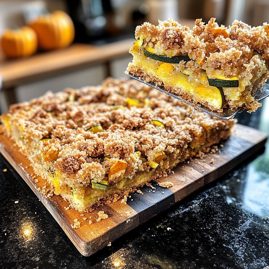 Zucchini Kürbis Streusel Brot