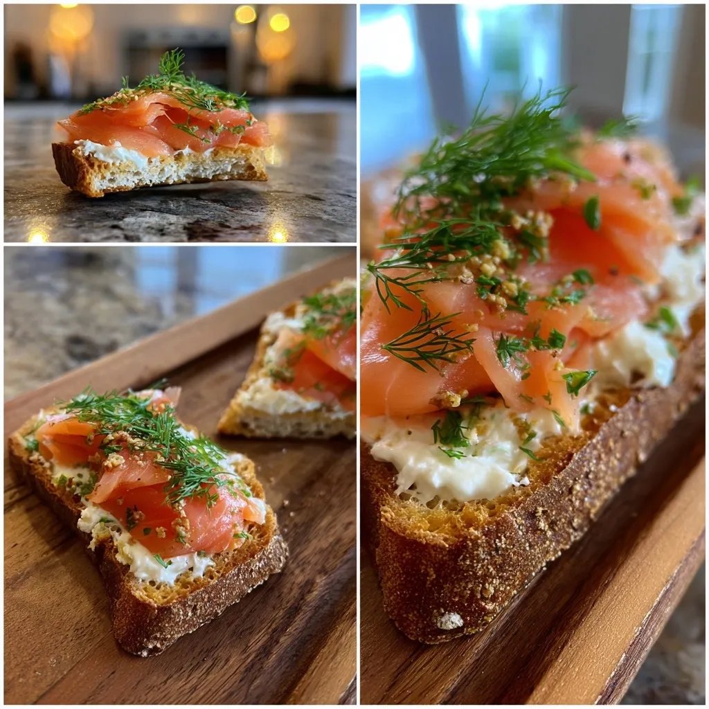 Lachs Frischkäse Toast