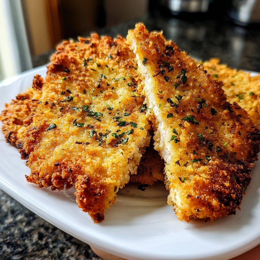 Knuspriges Hähnchen Schnitzel