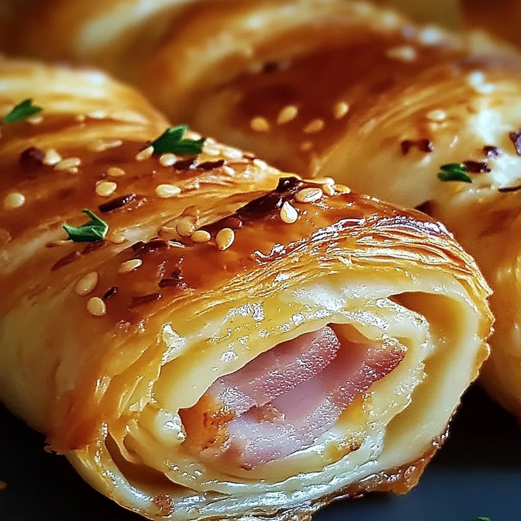 Knusprige Blätterteig-Schinken-Käse: Ein Unglaubliches Ultimatives Rezept für Jeden Anlass