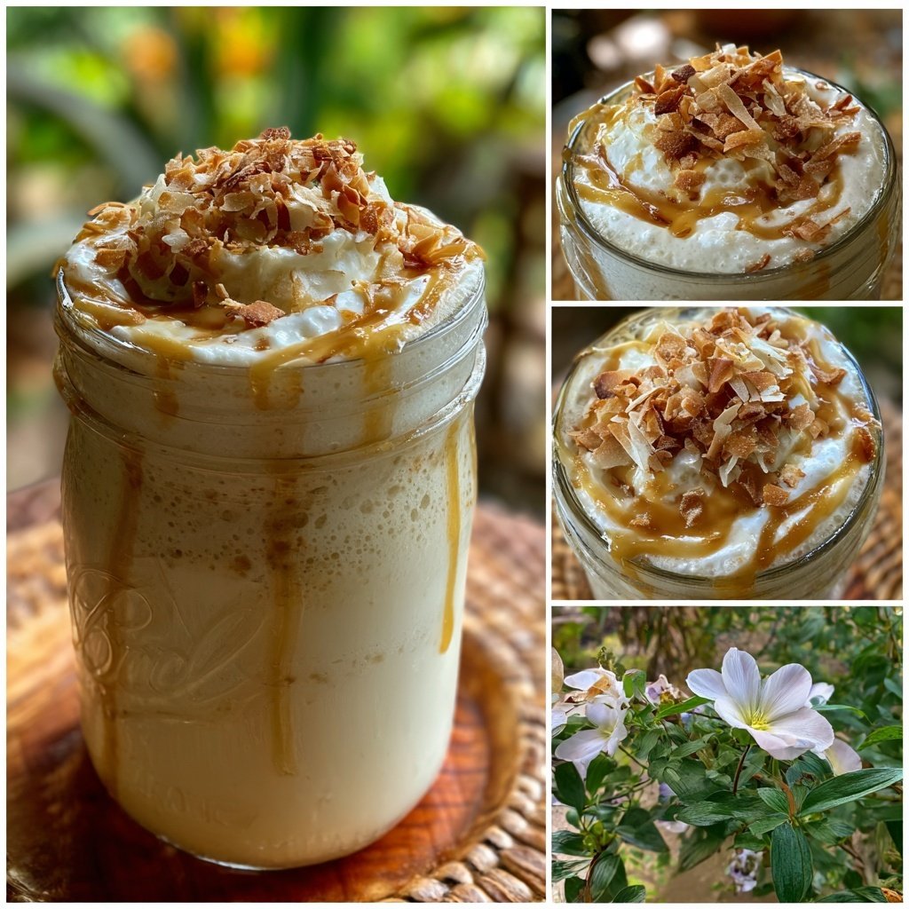 Kokosnuss Vanille Frappe