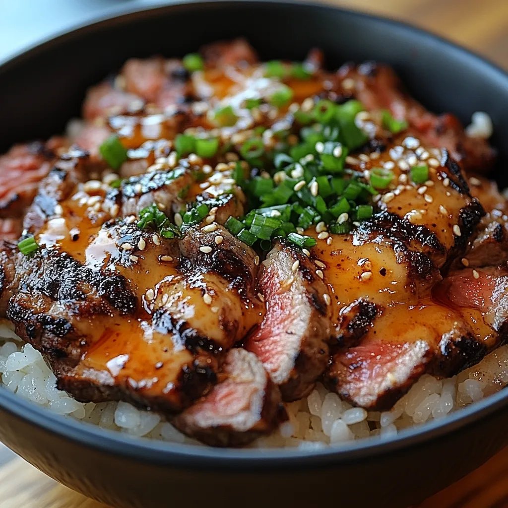 Koreanische BBQ-Steak-Reisschalen: Ein Unglaubliches Ultimatives Rezept für 4 Personen