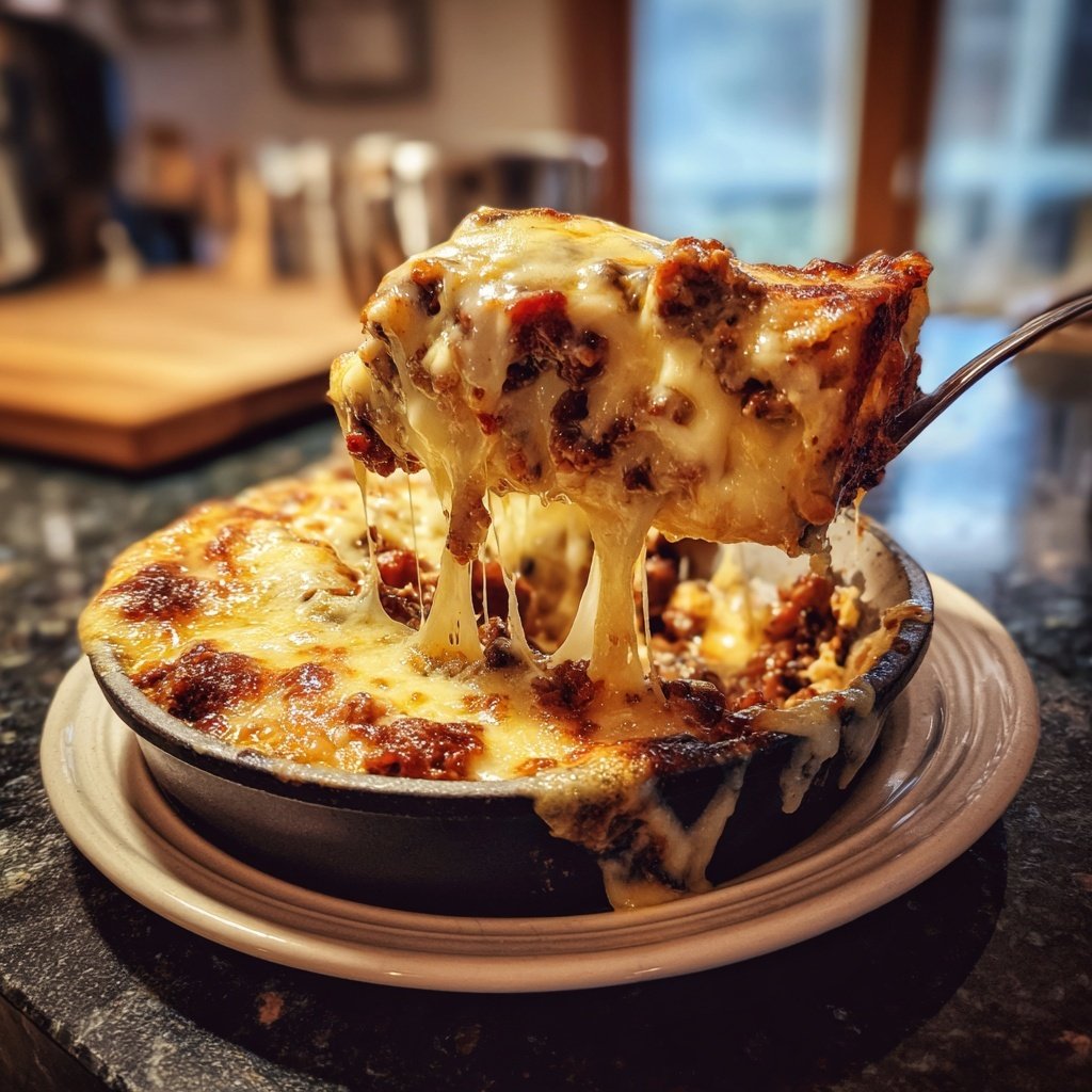 Raclette Pfännchen mit Hackfleisch Chili