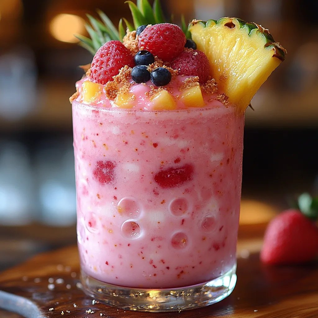 Ananas-Pink-Smoothie: Ein Unglaubliches Ultimatives Rezept für 5 Personen