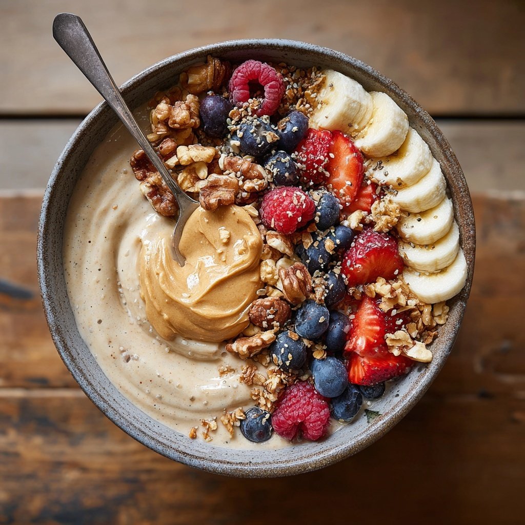 Protein-Smoothie Bowl genießen