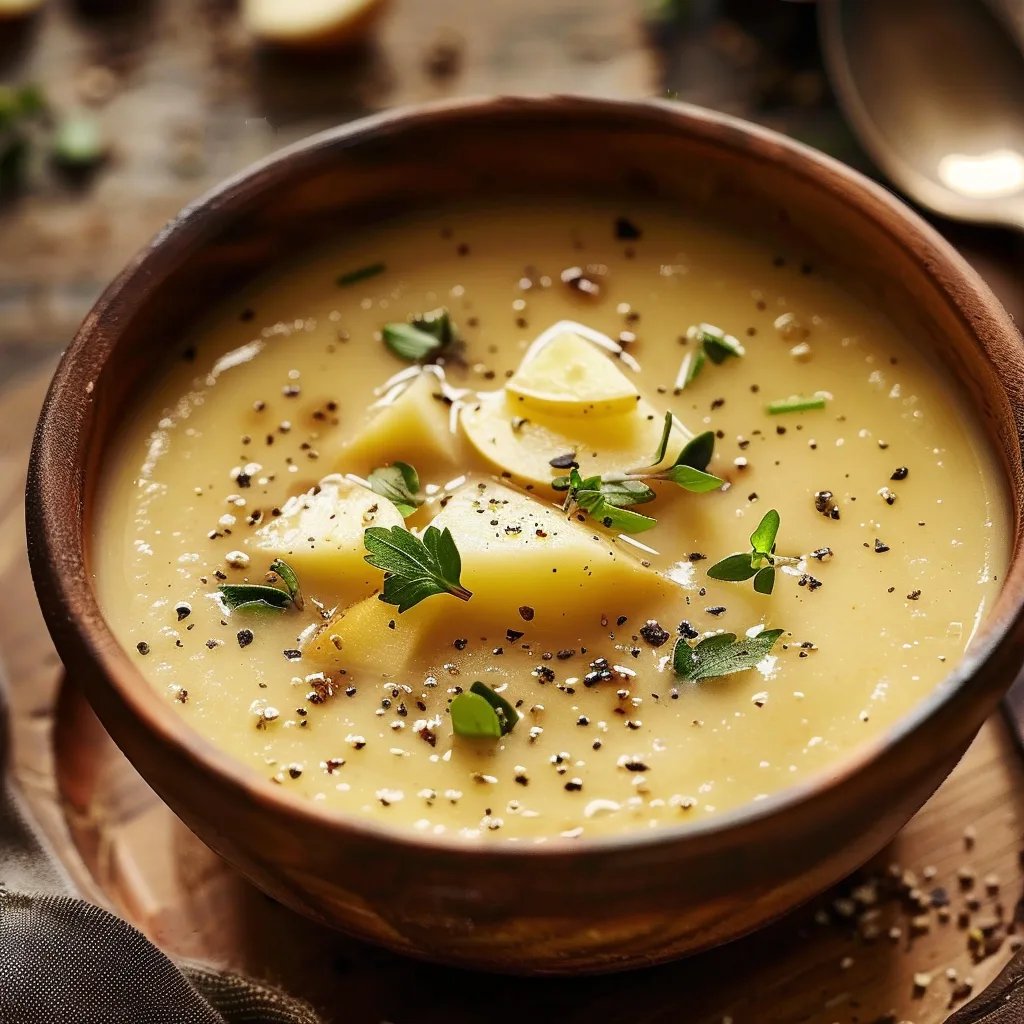 Gemütliche Kartoffel-Lauch-Suppe