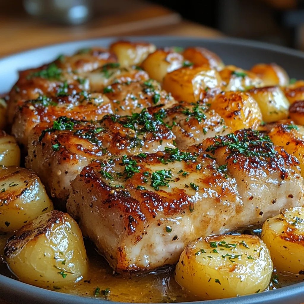 Cremige Ranch-Schweinekoteletts mit Kartoffeln: Ein Unglaubliches Ultimatives Rezept