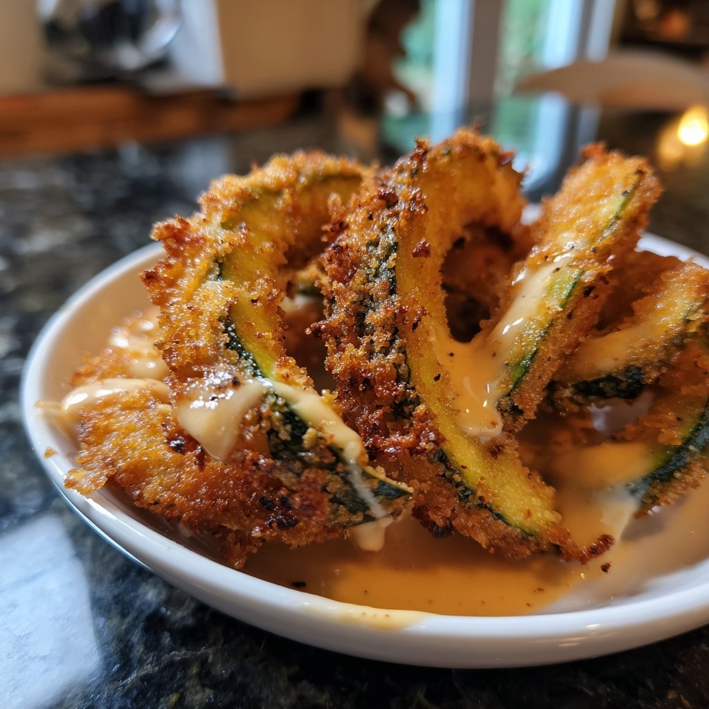 Luftfritteuse frittierte Gurken