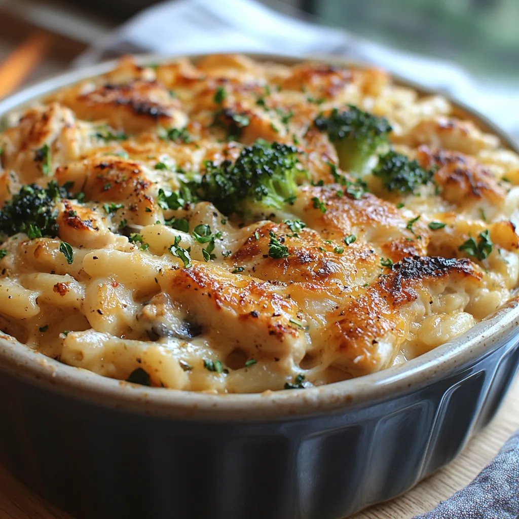 Drei-Käse-Hähnchen-Brokkoli-Orzo-Auflauf: Ein Unglaubliches Ultimatives Rezept