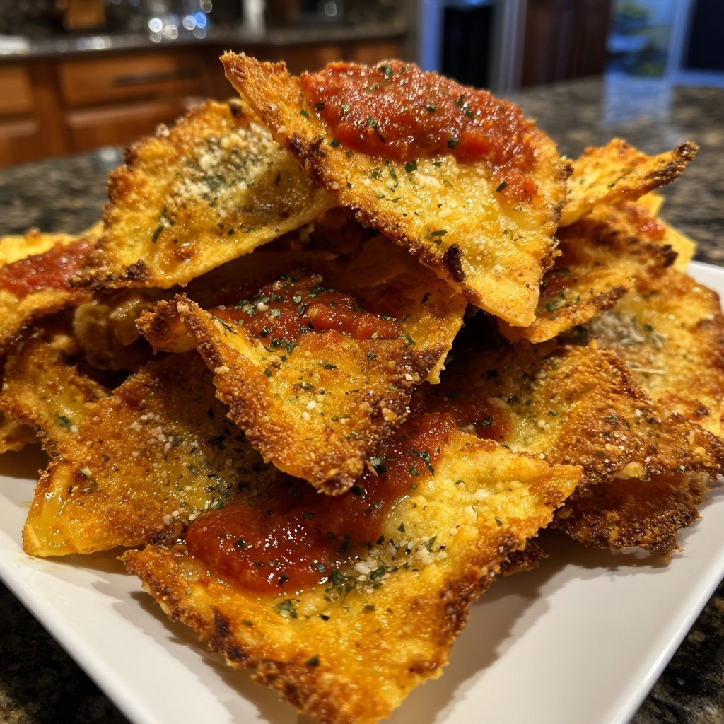 Gebackene Nachos mit Salsa und Queso