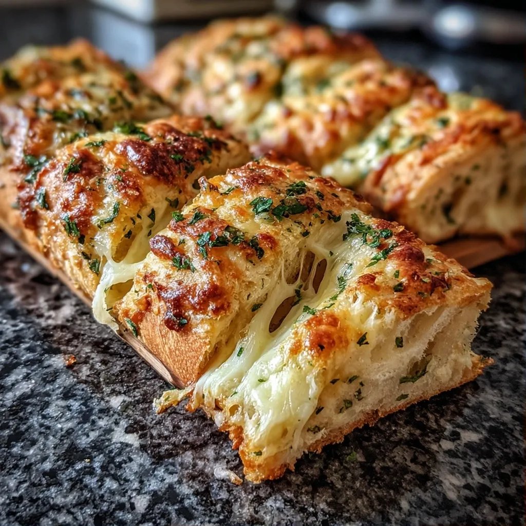 Kräuterbaguette Überbacken Käse
