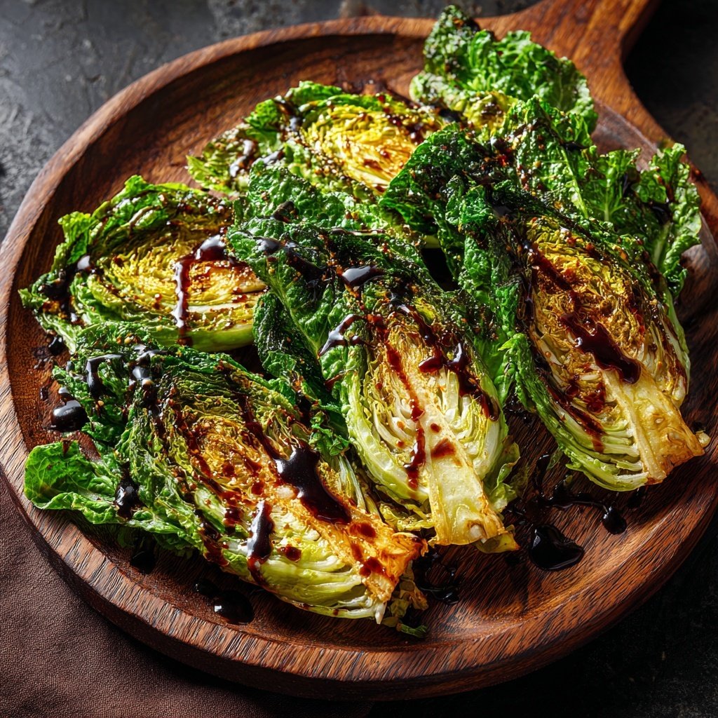 Veganer Ofenrosenkohl mit Balsamico-Honig-Alternative​