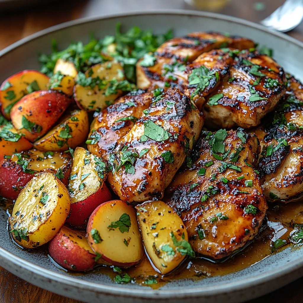 Gegrilltes Honig-Senf-Huhn mit Pfirsichsalat: Ein Unglaubliches Ultimatives Rezept