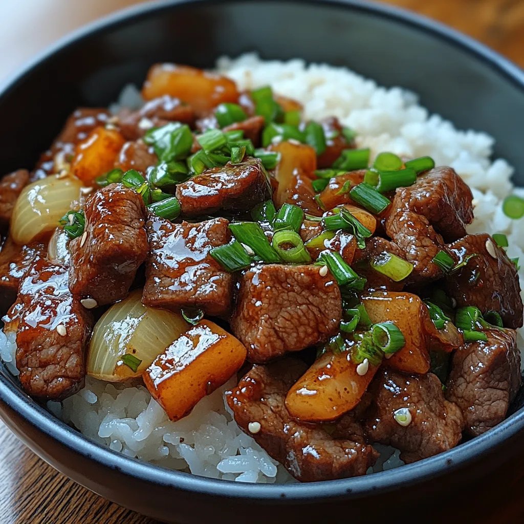 Chinesisches Rindfleisch-Zwiebel-Pfannengericht: Ein Unglaublich Ultimatives Rezept für 4 Personen