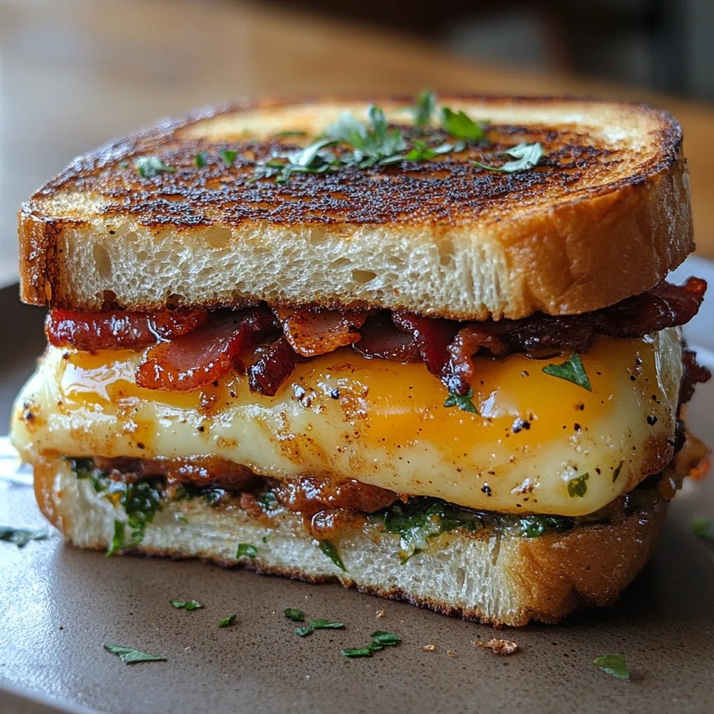 Frühstückstoast mit Bacon-Marmelade: Ein unglaubliches, ultimatives Rezept für 5 Minuten