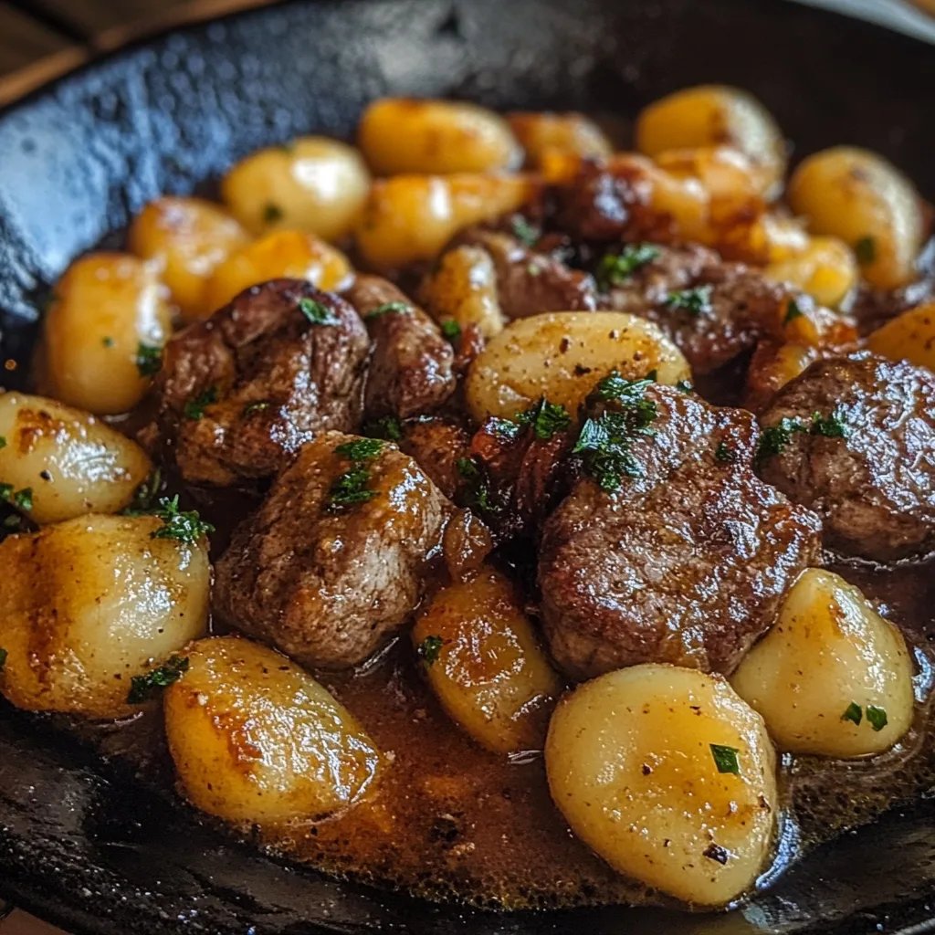 Gnocchi-Gulasch