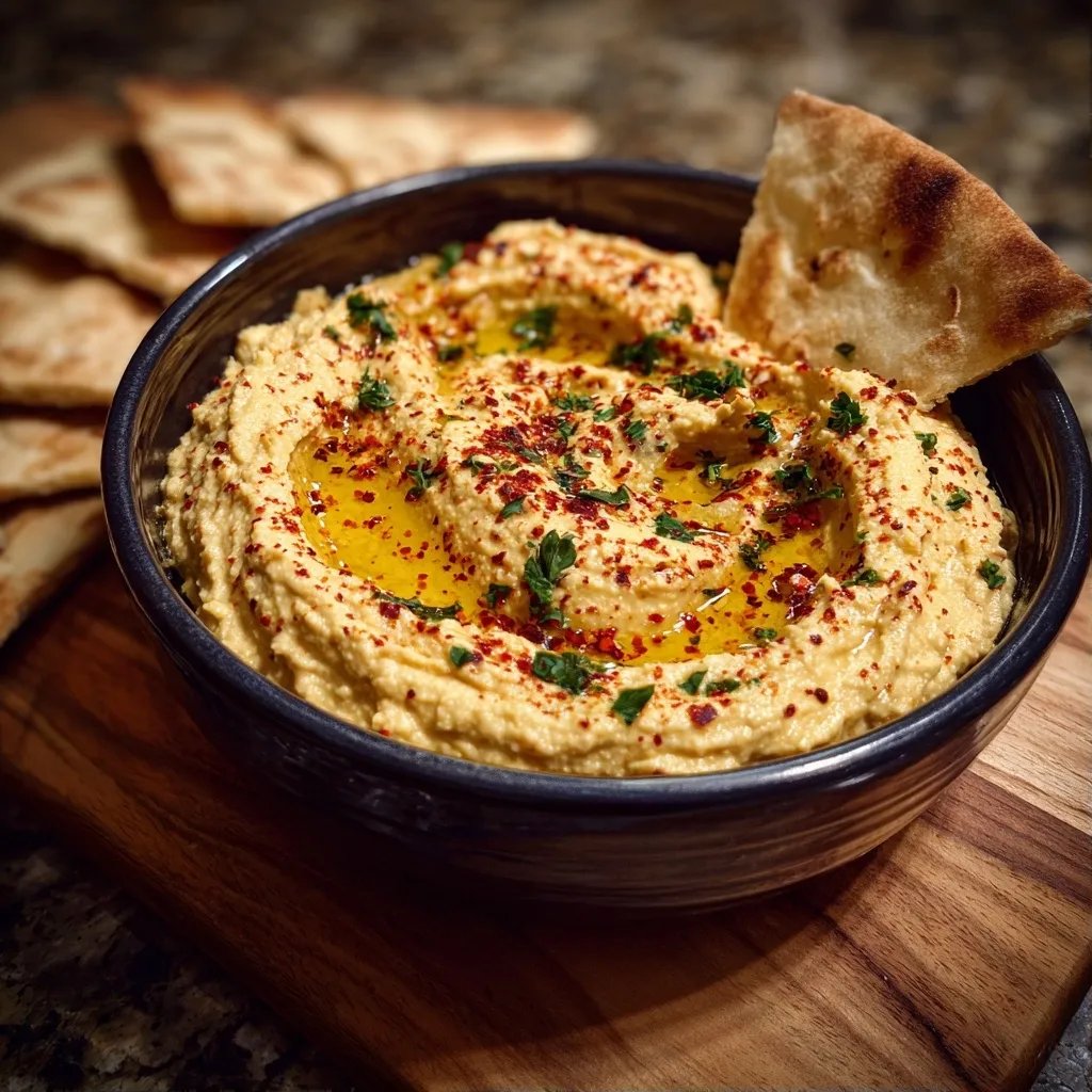 Hummus mit Paprika