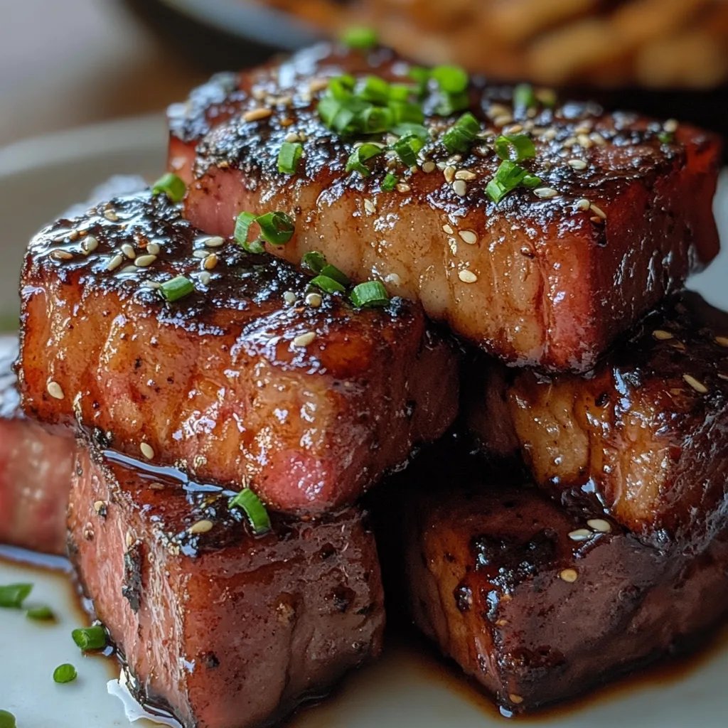 Süße und klebrige Steakbissen: Ein Unglaubliches Ultimatives Rezept für 5-Sterne Geschmack