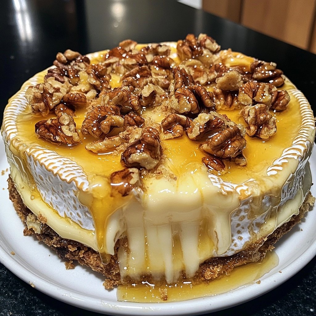 Gebackener Brie Honig Walnuss