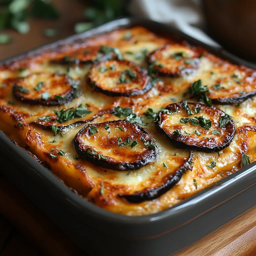 Klassische griechische Auberginen-Moussaka: Ein Unglaubliches Ultimatives Rezept für 4 Portionen