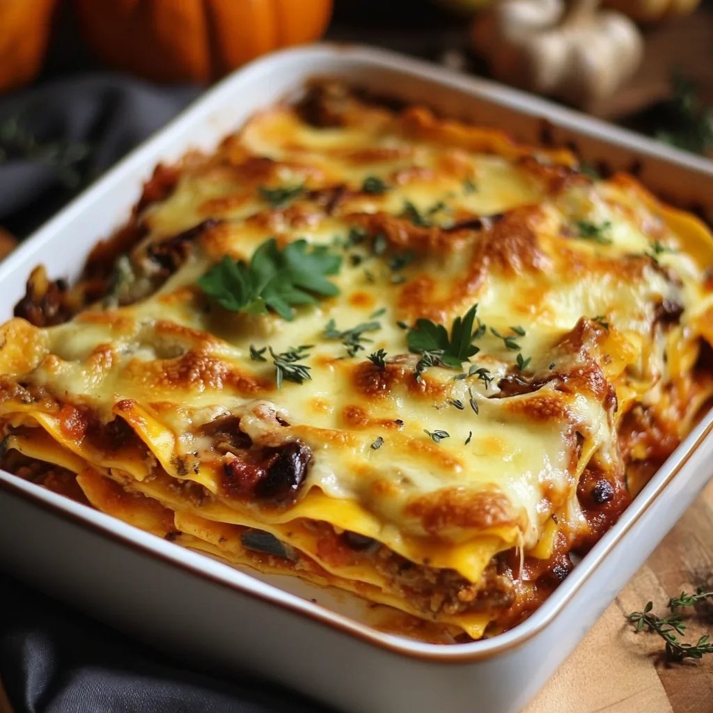 Leckere Kürbislasagne