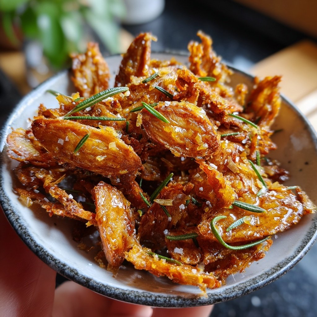 Salzig-süße Mandeln mit Rosmarin