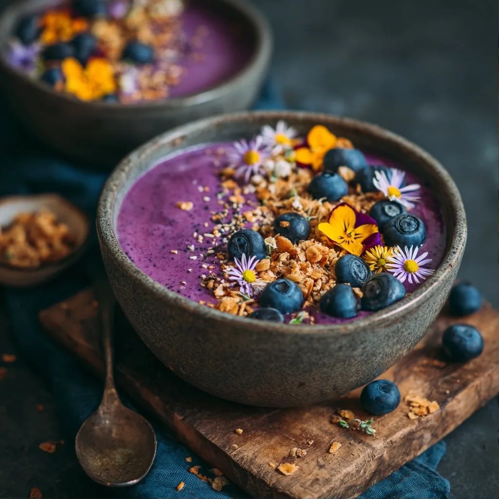 Blaubeere Smoothie Bowl