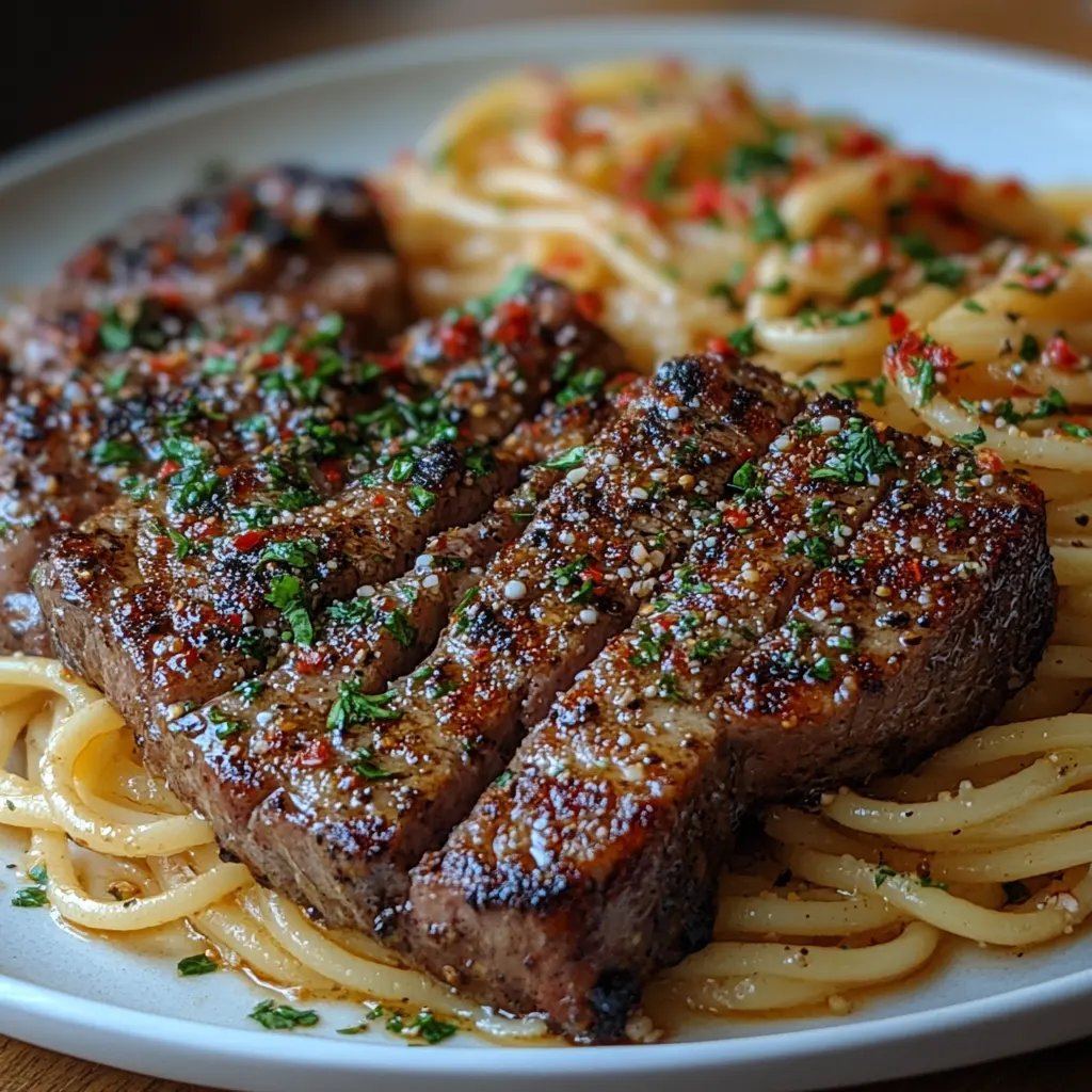 Steak mit Pasta: Ein Unglaubliches Ultimatives Rezept für 4