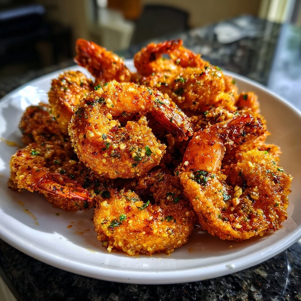 Luftfritteuse Bang Bang Garnelen