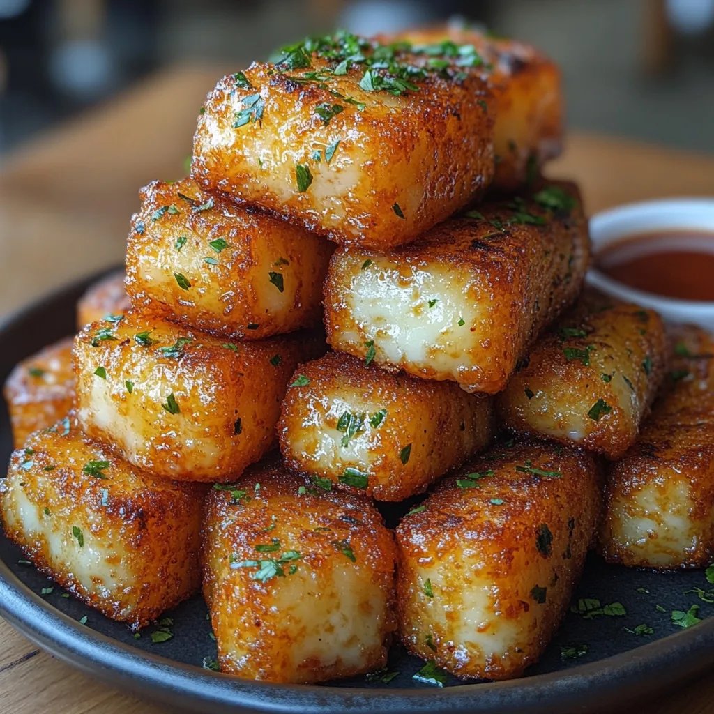 Doppelt panierte frittierte Käsewürfel: Ein Unglaubliches Ultimatives Rezept für 6