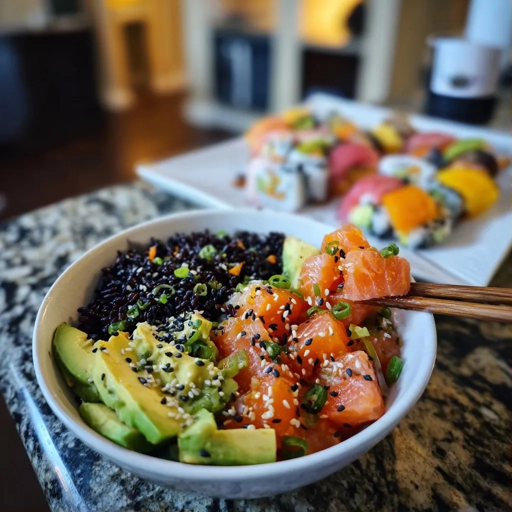 Sushi Bowl Selbstgemacht
