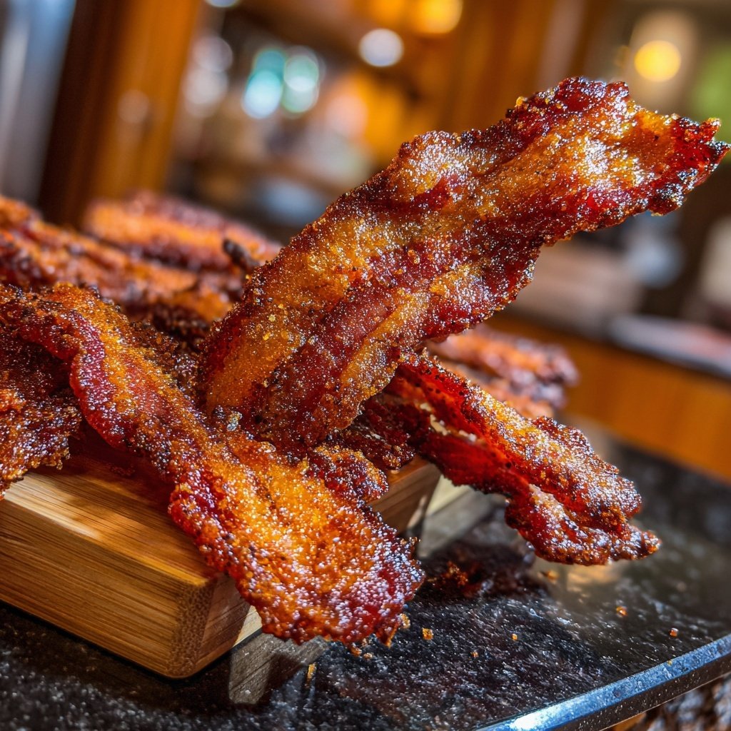 Kandierte Speck Räucherwürste