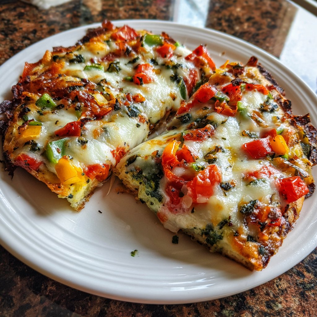 Zucchini Pizza Auflauf Niedrige Kohlenhydrate