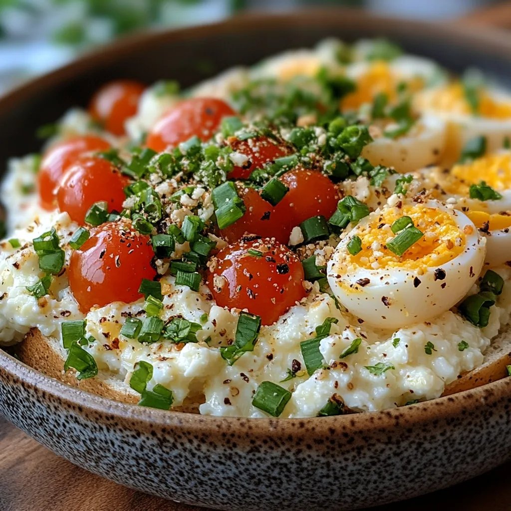 Eiweißreicher Hüttenkäse-Eiersalat: Ein Unglaublich Einfaches und Ultimatives Rezept für Gesunde Genießer