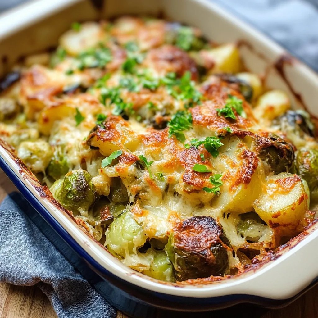 Rosenkohl-Auflauf mit Kartoffeln: Ein Unglaublich Ultimatives Rezept für 4 Personen