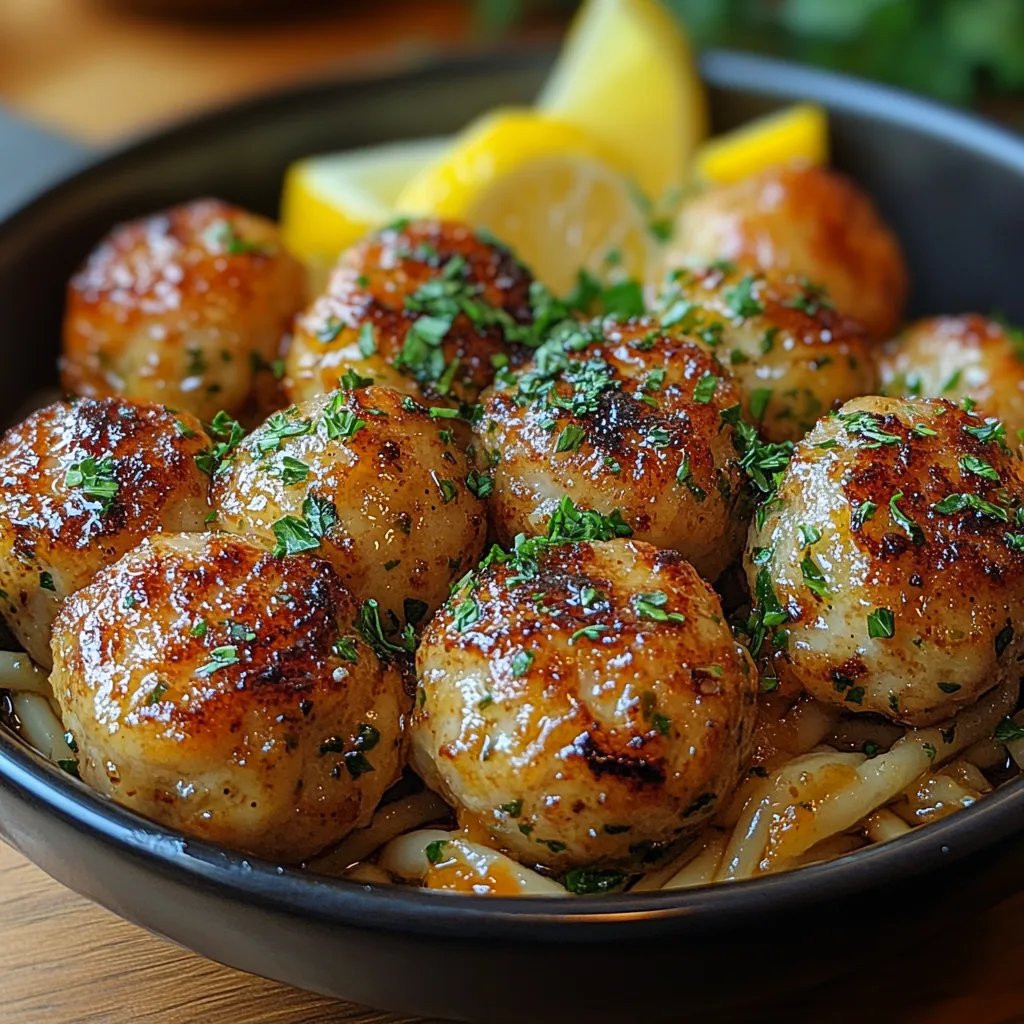 Herzhafte griechische Hähnchenfleischbällchen: Ein Unglaubliches Ultimatives Rezept für 4 Personen